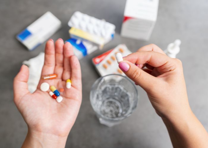 Medikamenteneinnahme bei OMNi-BiOTiC® Einnahme