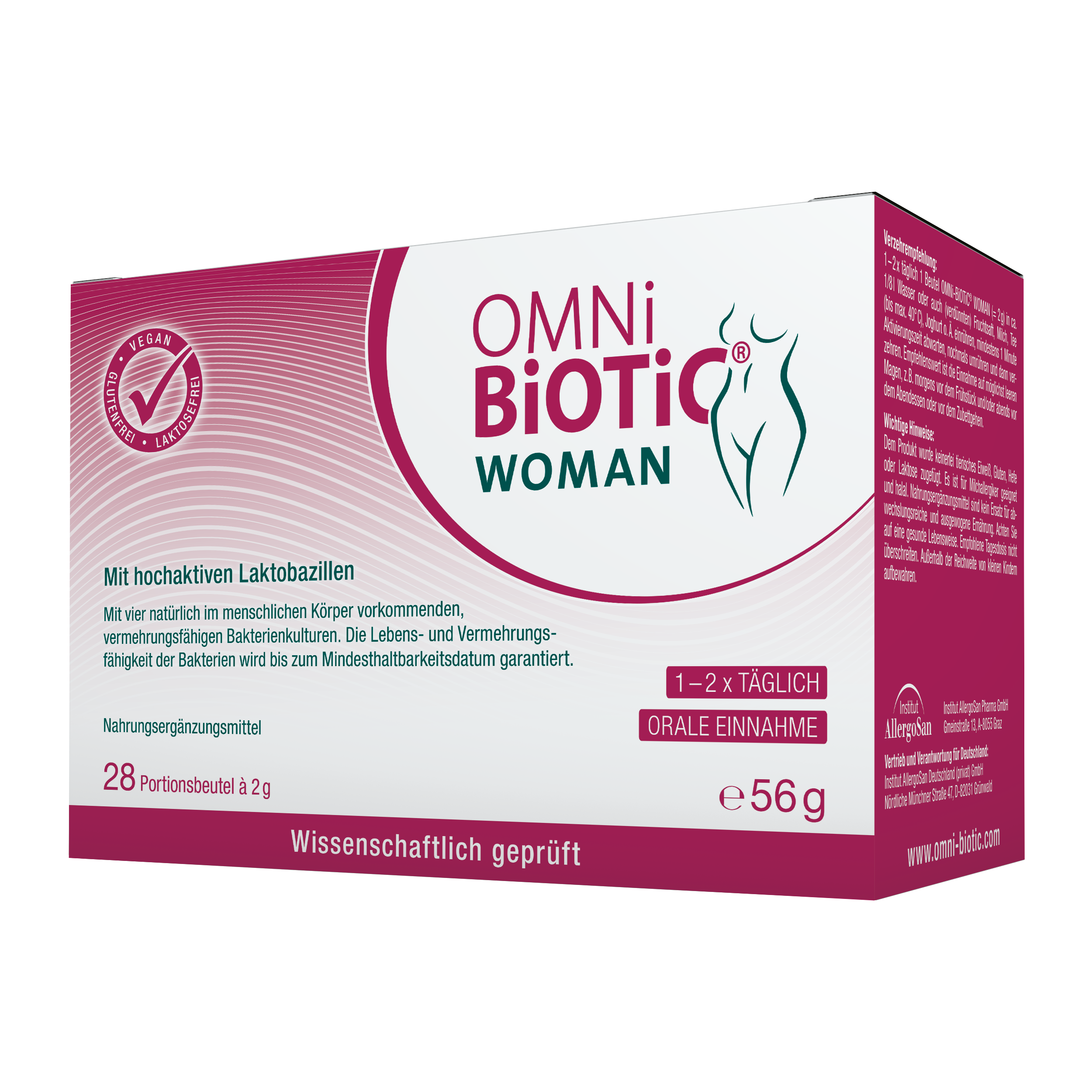OMNi-BiOTiC® WOMAN: Untenrum glücklich