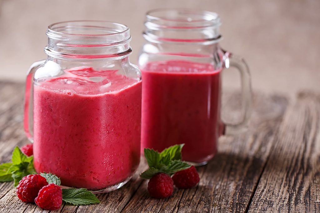 himbeer smoothie 3
