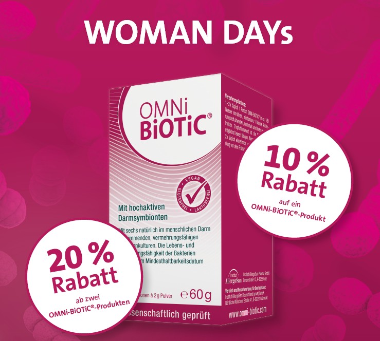 WOMAN DAYS bei OMNi-BiOTiC®