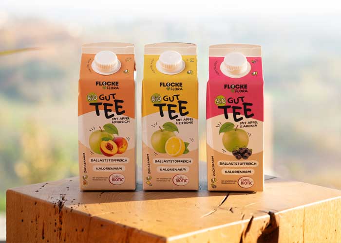 Flocke Flora Gut Tee: der Bio Eistee in 3 Geschmackssorten