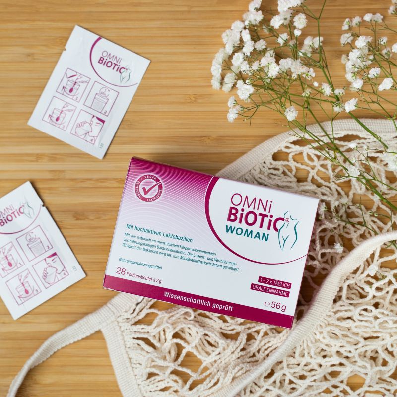 OMNi-BiOTiC® WOMAN: Untenrum glücklich