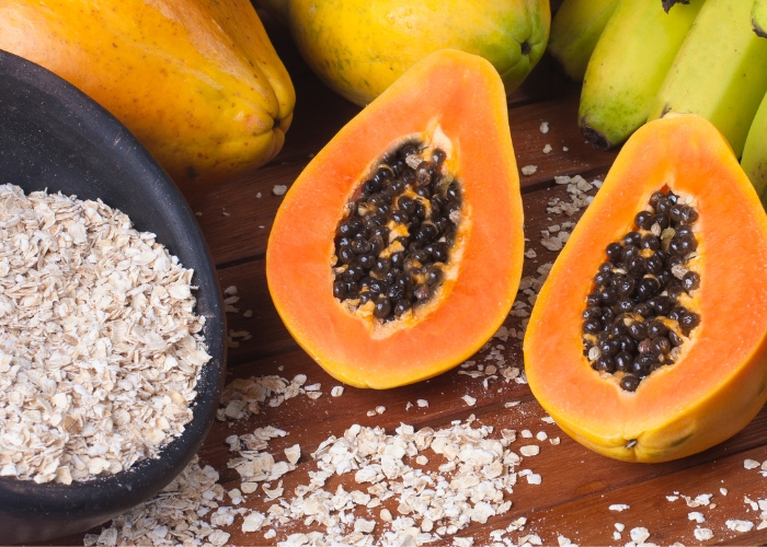 Hafer: beruhigend für Magen und ideale Ergänzung zur Papaya