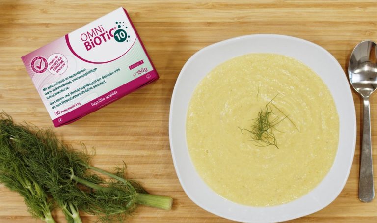 Basische Fenchelsuppe ergänzt mit OMNi-BiOTiC® 10