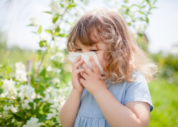 Immer mehr Kinder von Allergien, insbesondere Pollenallergie, betroffen