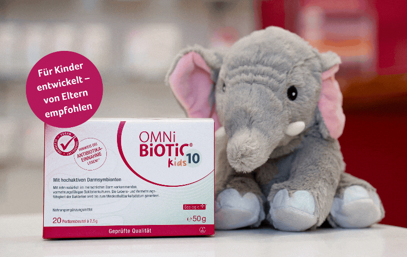 OMNi-BiOTiC® 10 Kids: Darmflora kindgerecht ergänzen