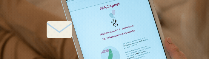 PANDApost für Schwangere: Unser Newsletter-Service