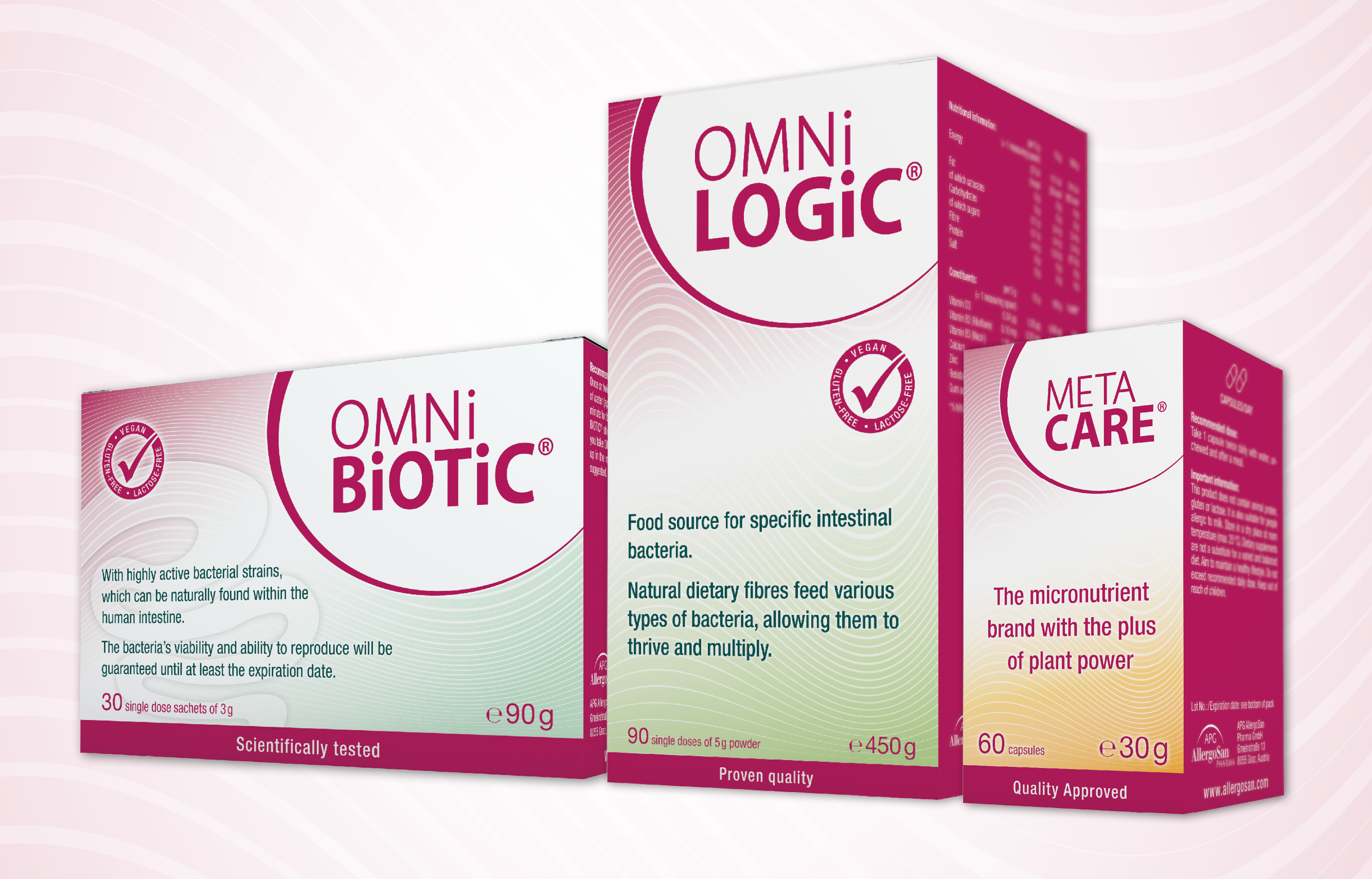 3 step gut health concept