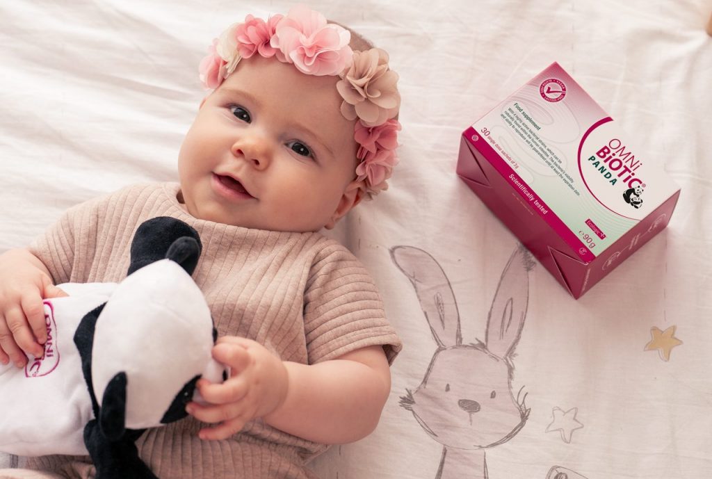 omnibiotic panda baby probiotics immune system colic