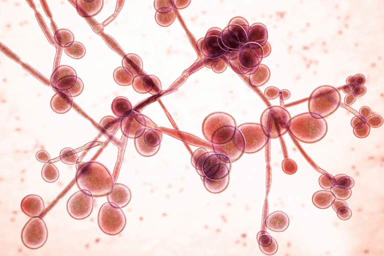 Gardnerella vaginalis, Escherichia coli et Candida albicans