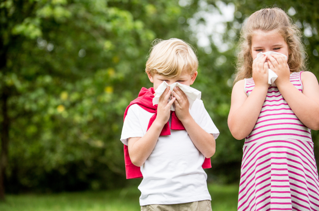 Les allergies respiratoires chez les enfants