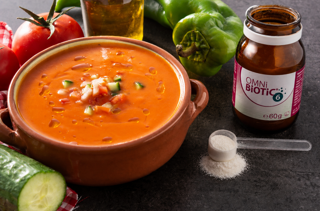 Un gaspacho sain : une recette légère et savoureuse avec un petit plus pour votre microbiote