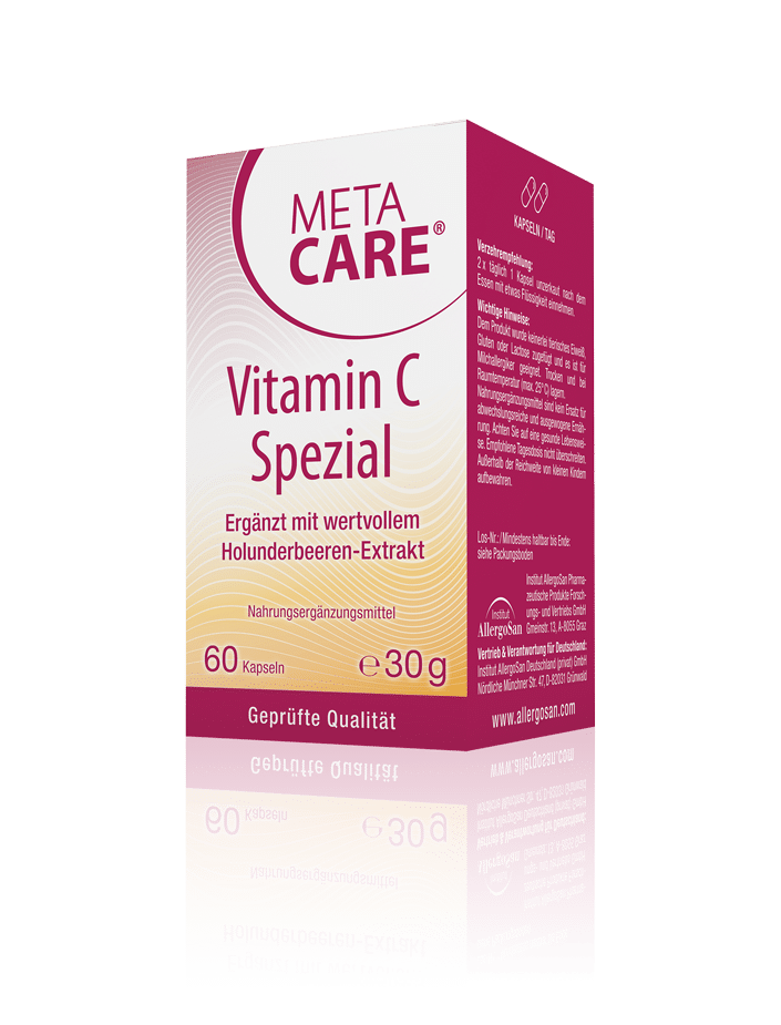 META-CARE® Vitamin C Spezial: Magenfreundlicher Immunklassiker